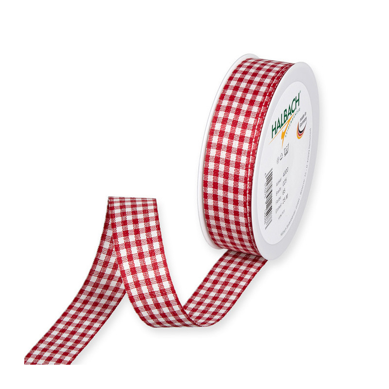 NAUHA PUNA-VALKO RUUTU 2,5 CM