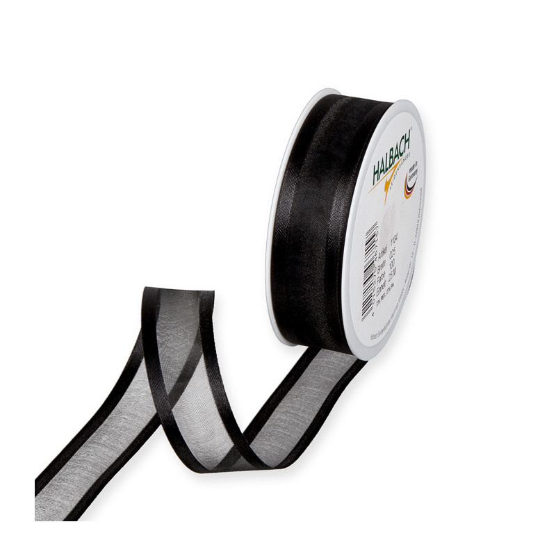 NAUHA MUSTA 1104-25-100-25M ORGANZA