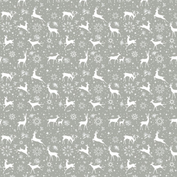 JOULUP HOPEA VALKOISET POROT 75X100