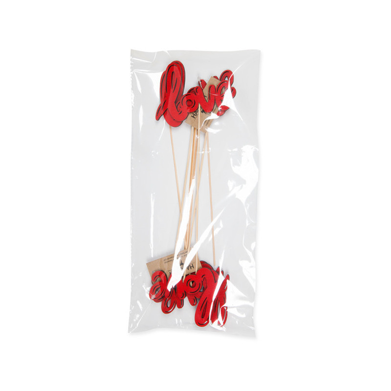 LOVE TIKKUPSS/8 PUNAINEN