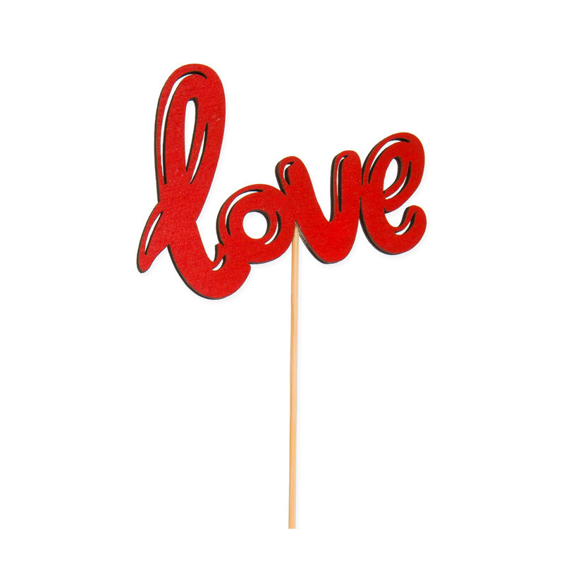 LOVE TIKKUPSS/8 PUNAINEN