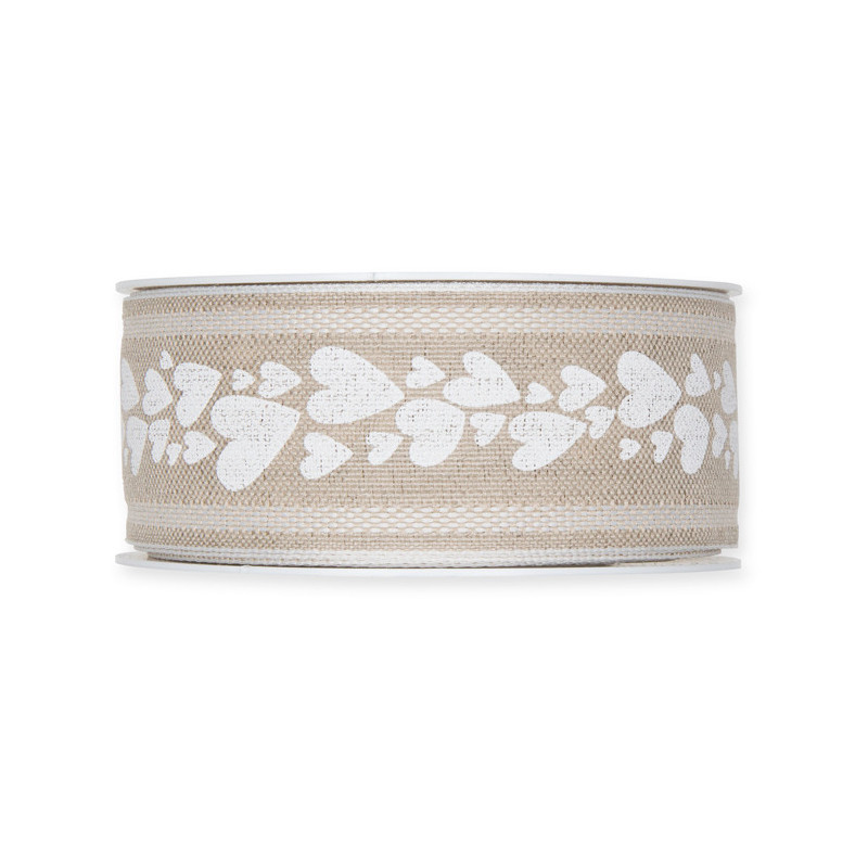 NAUHA PELLAVA VALKOISET SYDÄMET