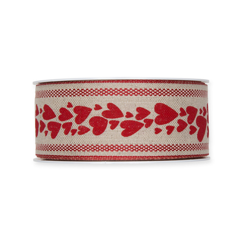 NAUHA PELLAVA PUNAISET SYDÄMET