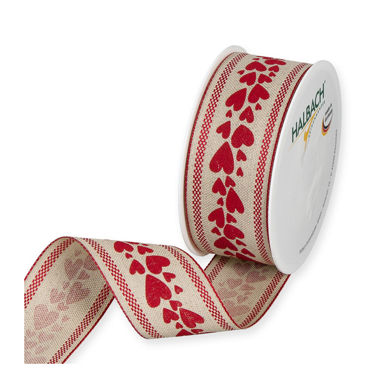 NAUHA PELLAVA PUNAISET SYDÄMET