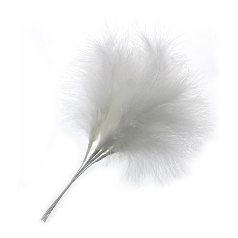 HÖYHENTIKKUPSS/6 VALKOINEN