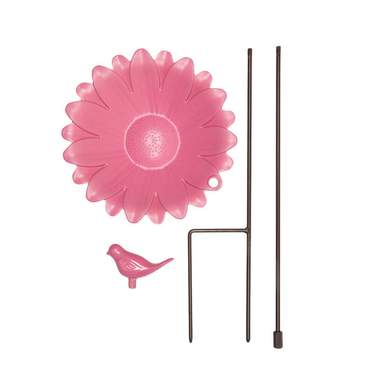 LINTUALLAS PINKKI BAMBUKOM. K 70 CM