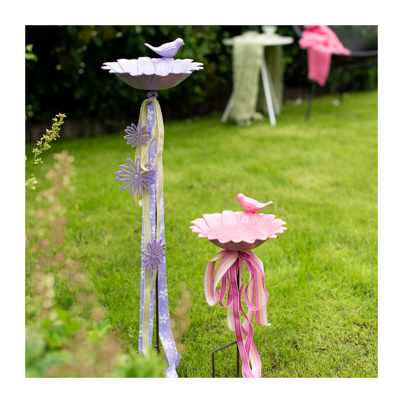 LINTUALLAS PINKKI BAMBUKOM. K 70 CM