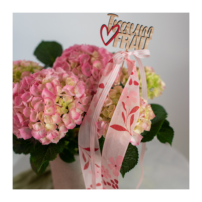 NAUHA KUKKIA VPUN/PUNAINEN L 4 CM