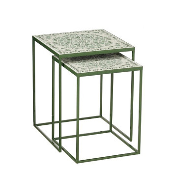 PÖYTÄSARJA/2 BOLOGNA MATALA VIHRE